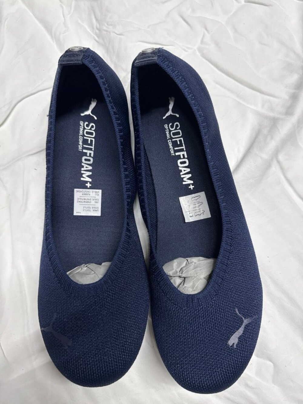 Puma SoftFoam+ Women's Blue Slip-On Flats